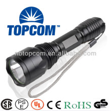 Liga de alumínio 10W 1200 lumens cree levou lanterna tática TP-1812